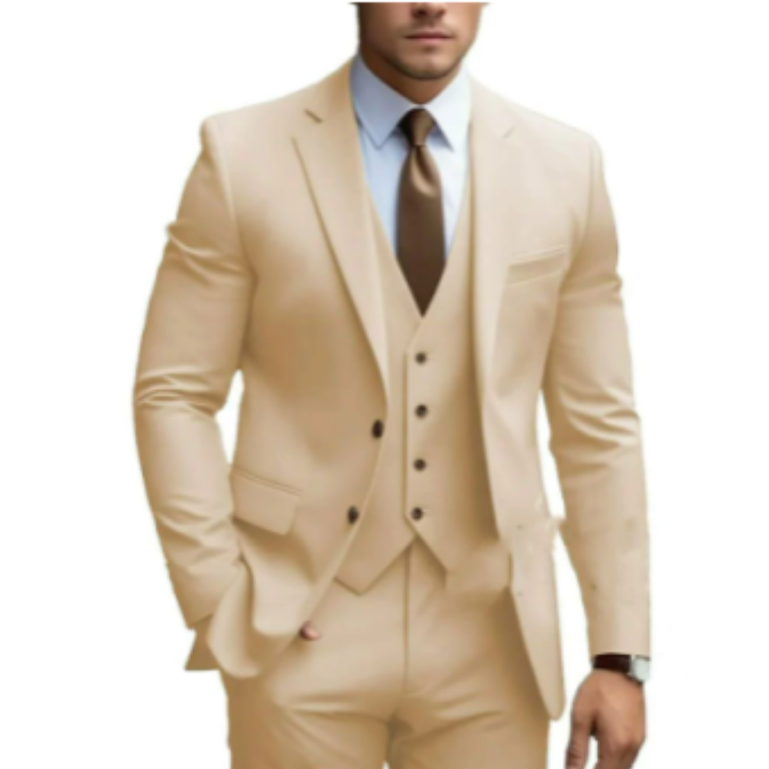 Herren Hochzeitsanzug 3-teilig Maßgeschneiderte Eleganz 5
