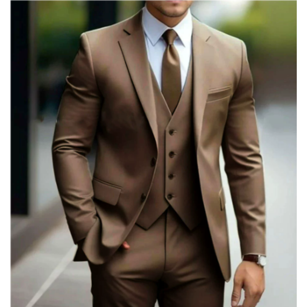 Herren Hochzeitsanzug 3-teilig Maßgeschneiderte Eleganz 7