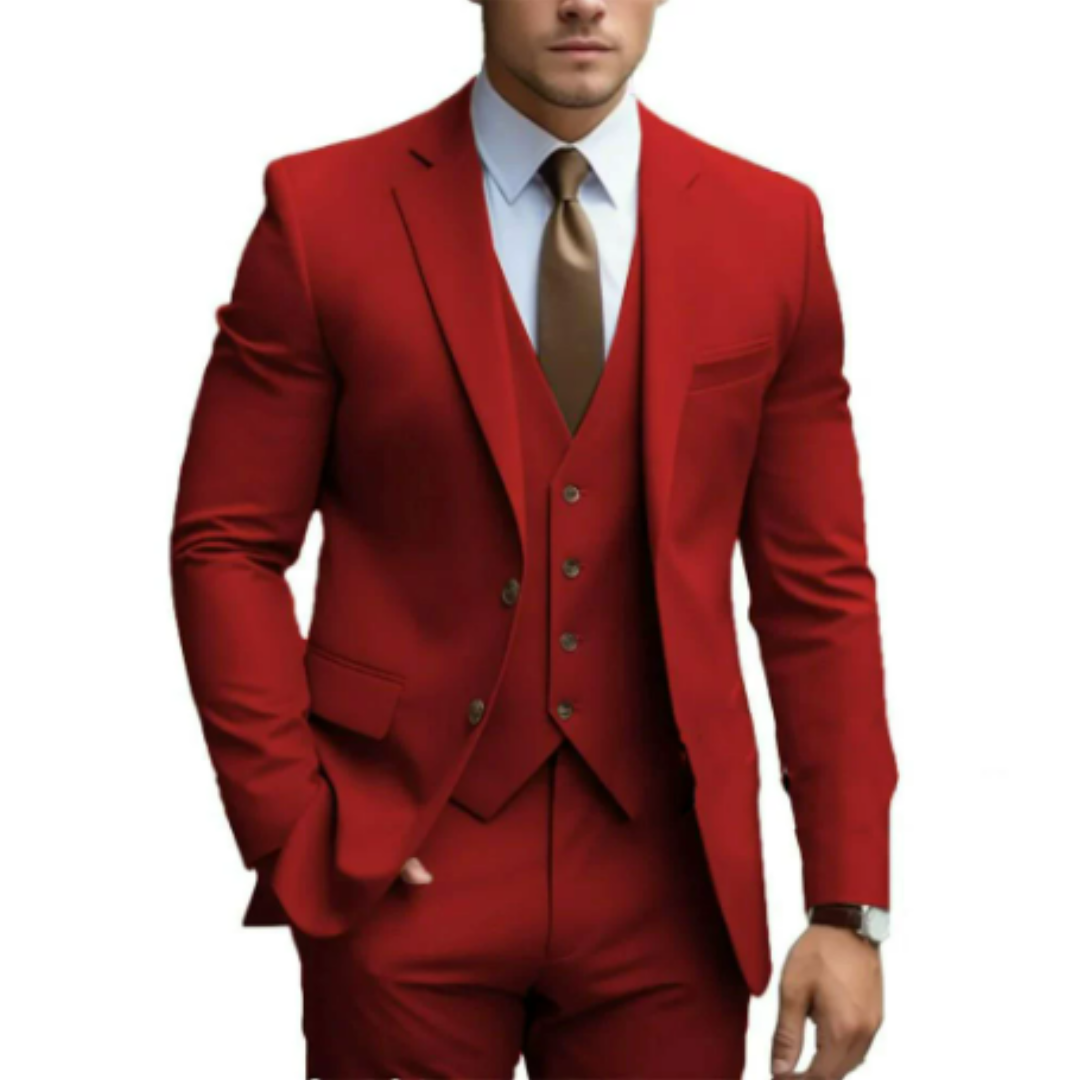 Herren Hochzeitsanzug 3-teilig Maßgeschneiderte Eleganz 9
