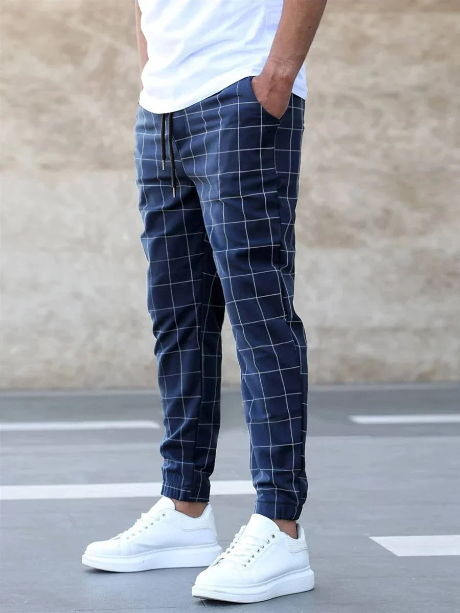 Herren Hosen Elegantes Karomuster Hochwertige Materialien für Vielseitige Anlässe 6