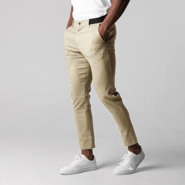 Herren Hosen Skinny Fit Bequem Elastisch Stretchmaterial 11