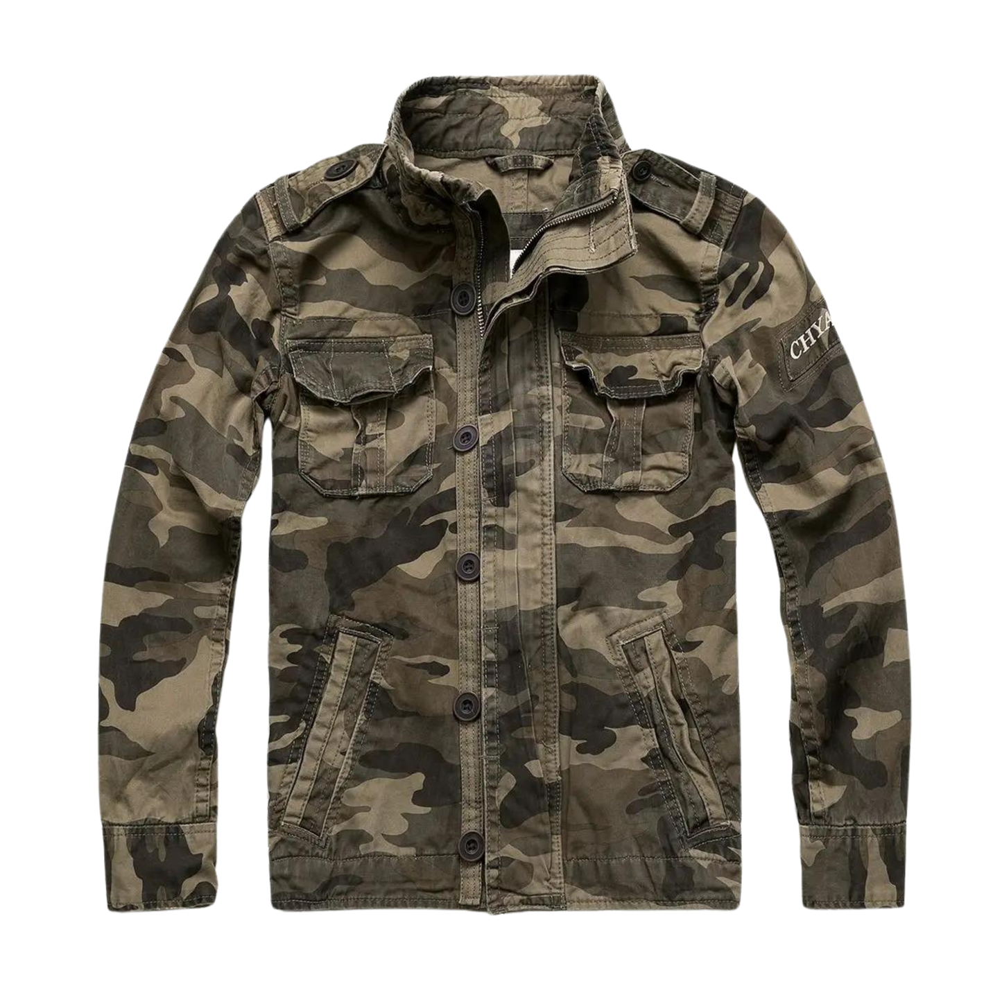 Herren Jeansjacke Retro Stil Hochwertiger Denim 5