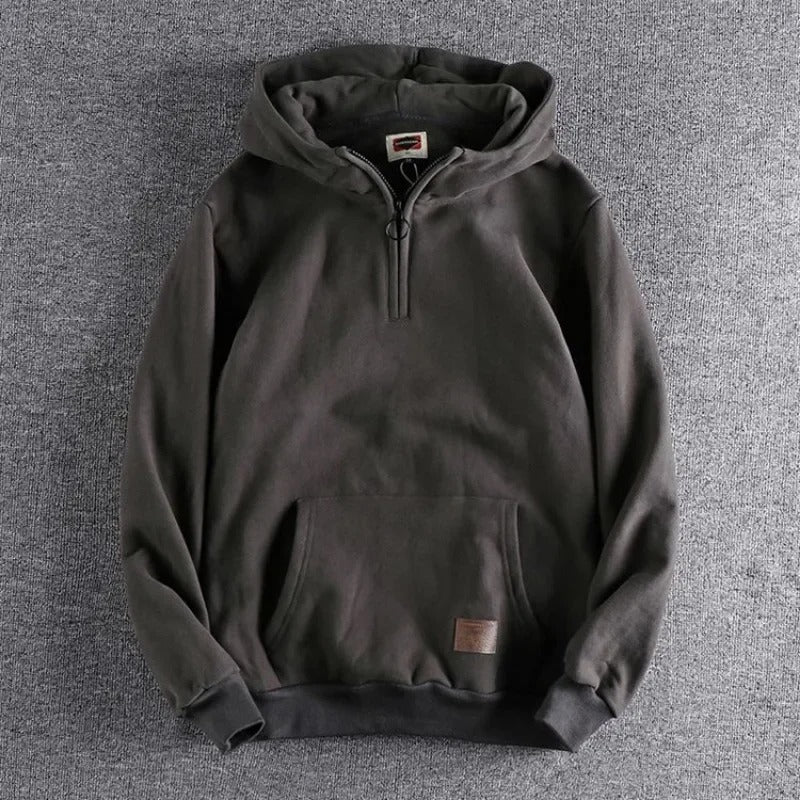 Herren Kapuzenpulli Klassisches Design Bequem Baumwolle Hoodie 3