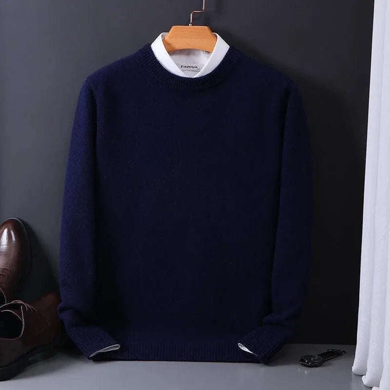 Herren Kaschmir Pullover Luxus Weich Warm 4