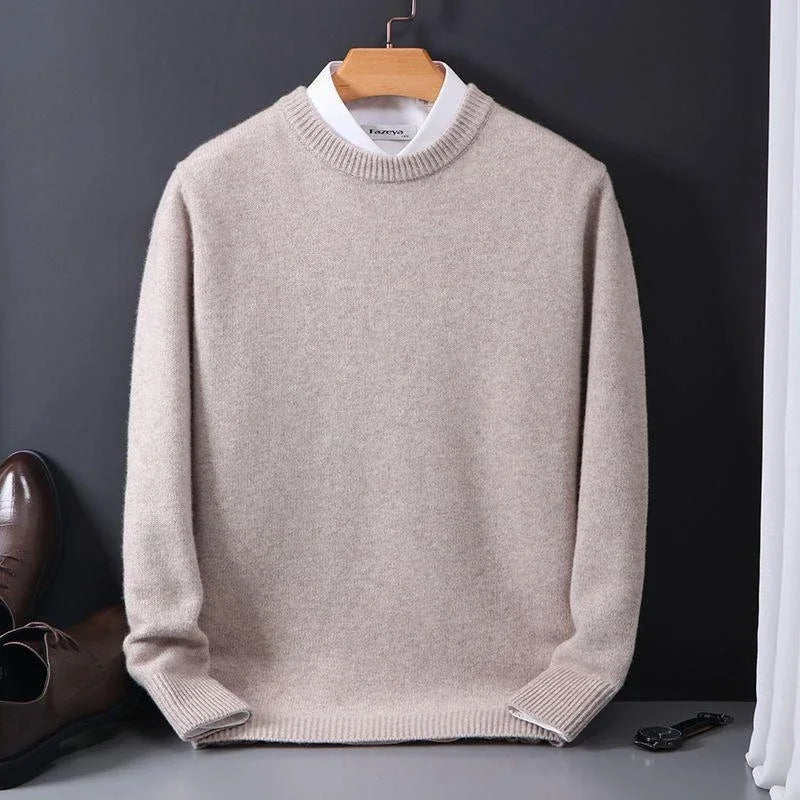 Herren Kaschmir Pullover Luxus Weich Warm 5