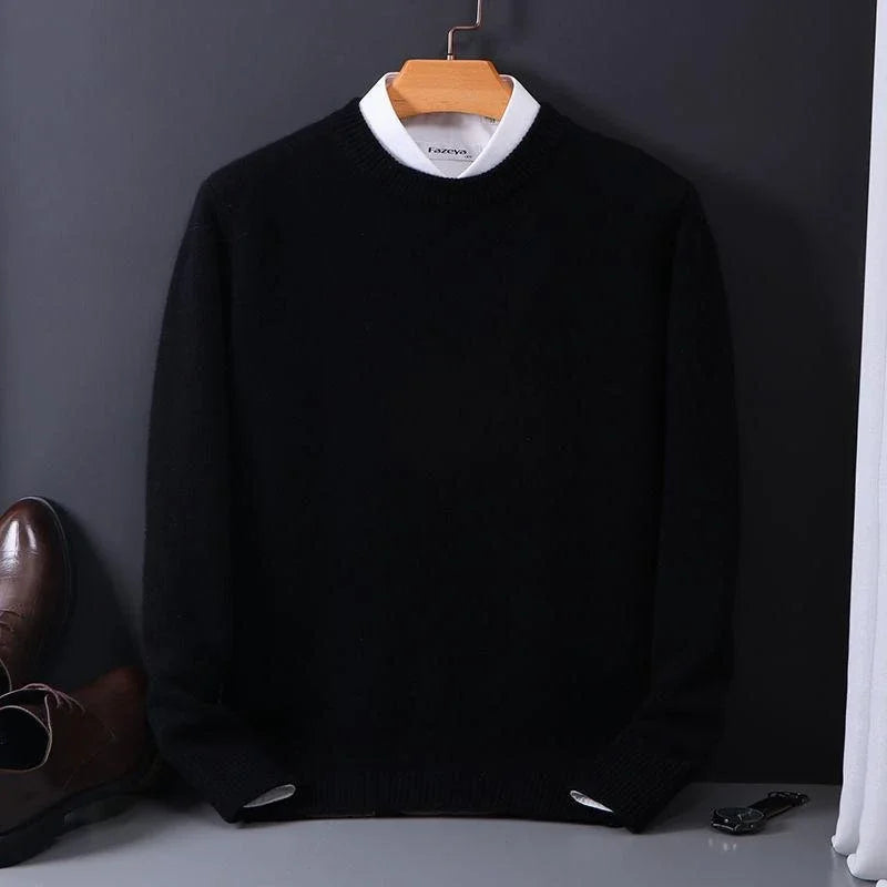 Herren Kaschmir Pullover Luxus Weich Warm 9