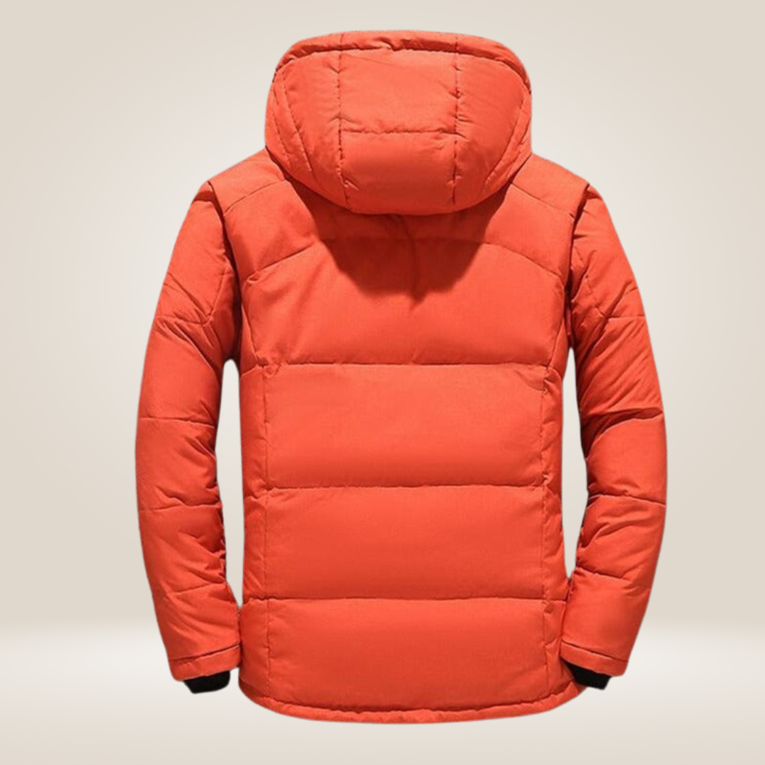 Herren Mantel Lang Warm Wasser- und Windabweisend Hochisolierend für Winter 5