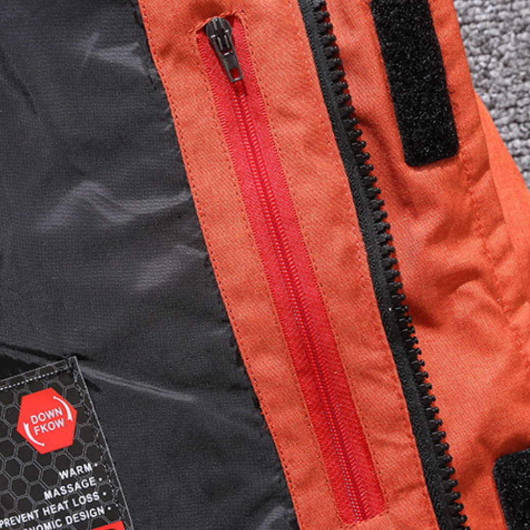Herren Mantel Lang Warm Wasser- und Windabweisend Hochisolierend für Winter 8