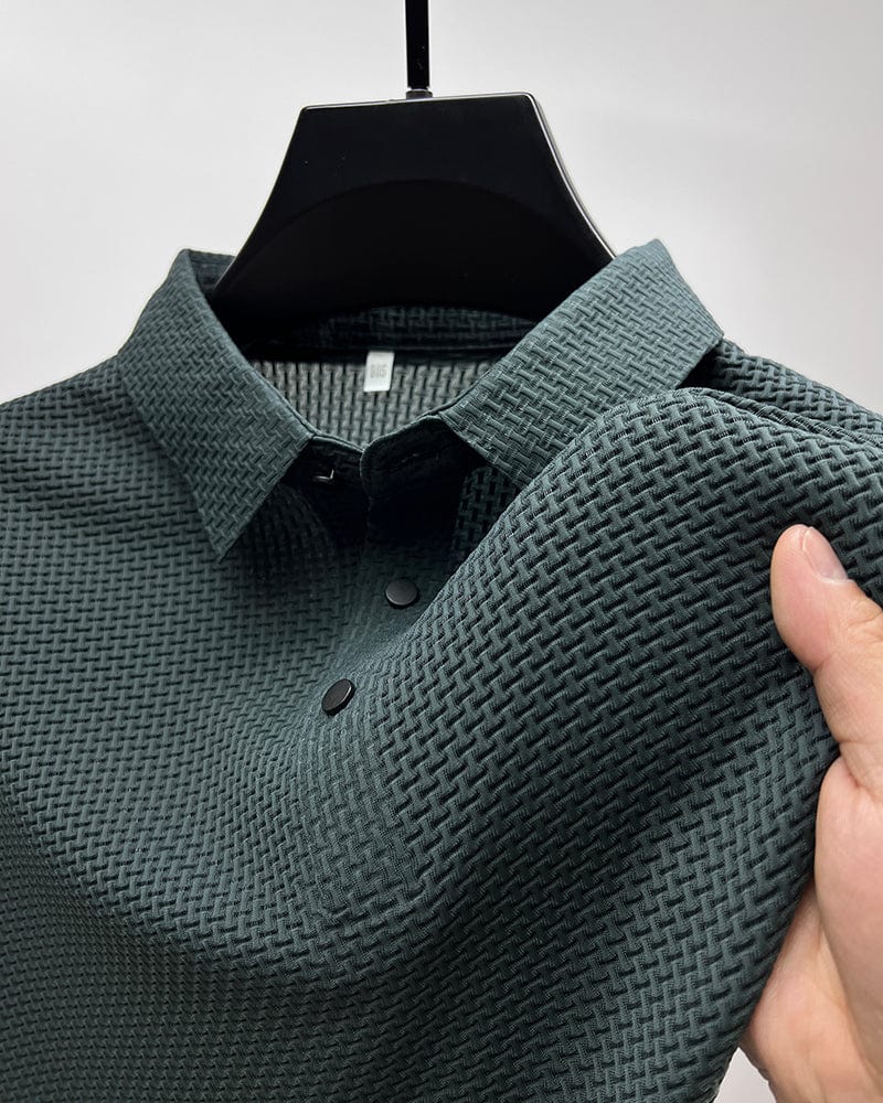 Herren Poloshirt Atmungsaktiv Elegantes Design Hochwertiger Stoff 10