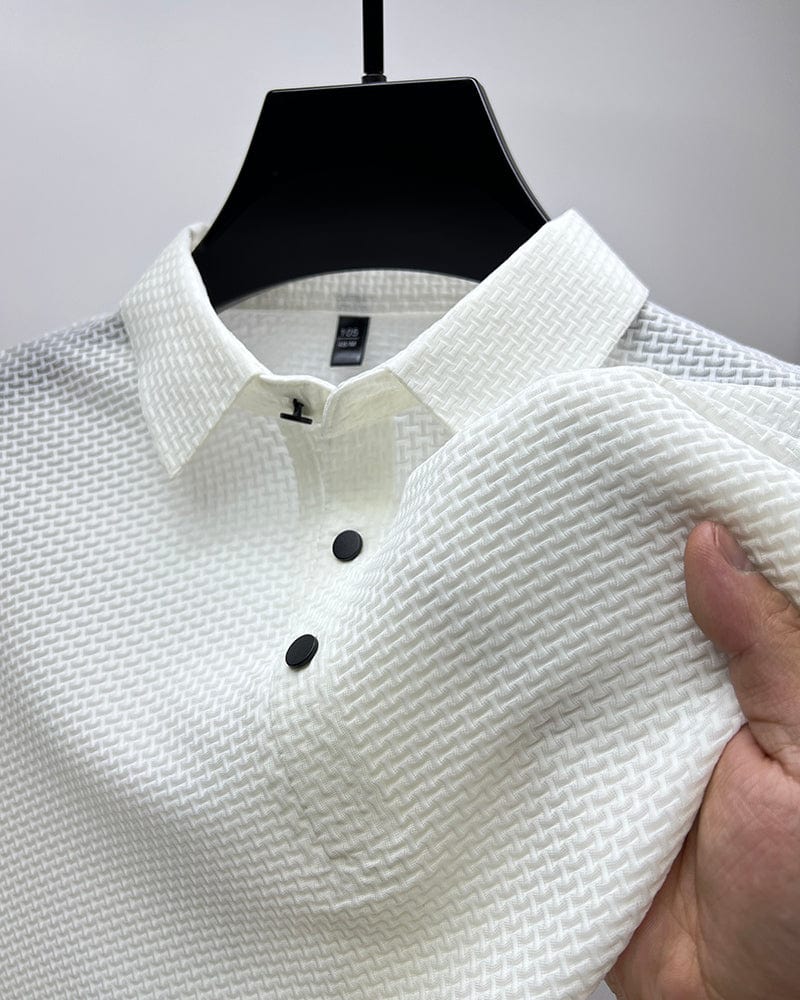 Herren Poloshirt Atmungsaktiv Elegantes Design Hochwertiger Stoff 11
