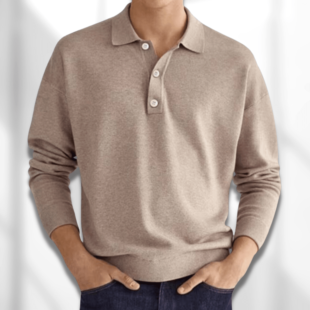 Herren Poloshirt Luca Klassischer Stil Hochwertige Materialien 0