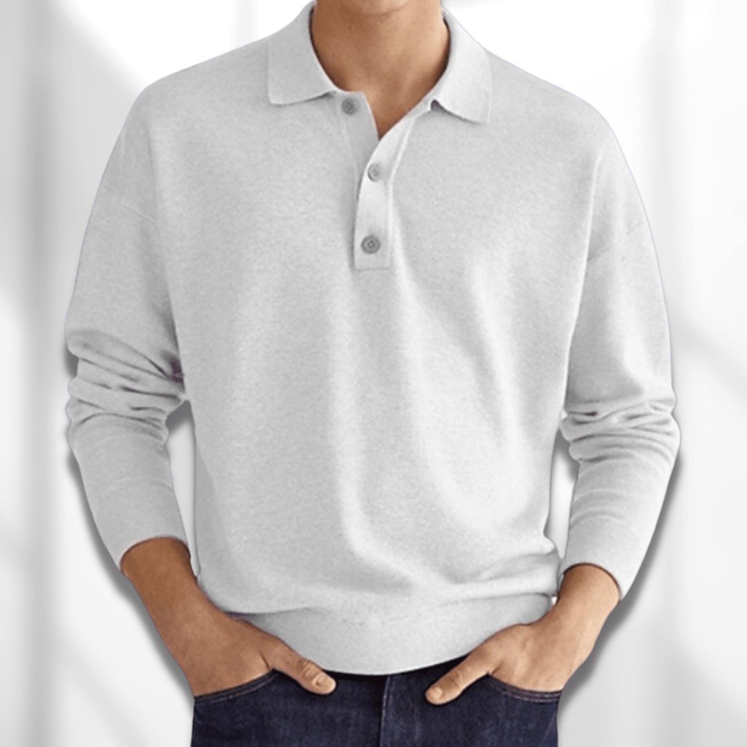 Herren Poloshirt Luca Klassischer Stil Hochwertige Materialien 3