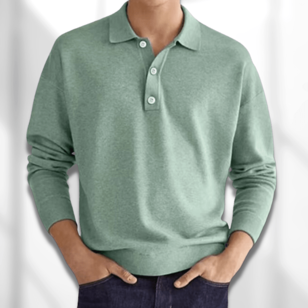 Herren Poloshirt Luca Klassischer Stil Hochwertige Materialien 4