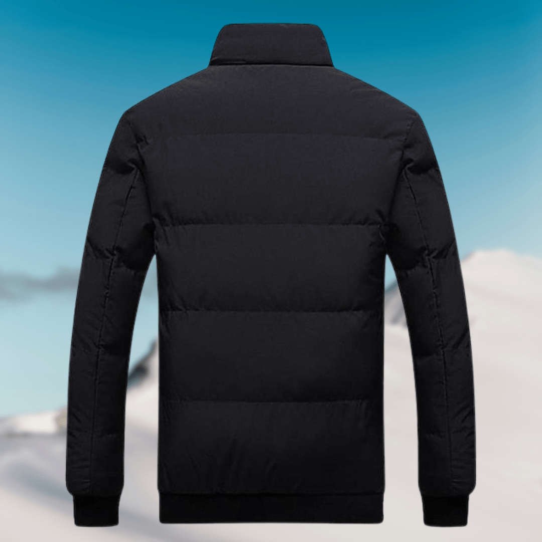 Herren Pufferjacke Warm Stylisch Dicke Fütterung Winterjacke 2