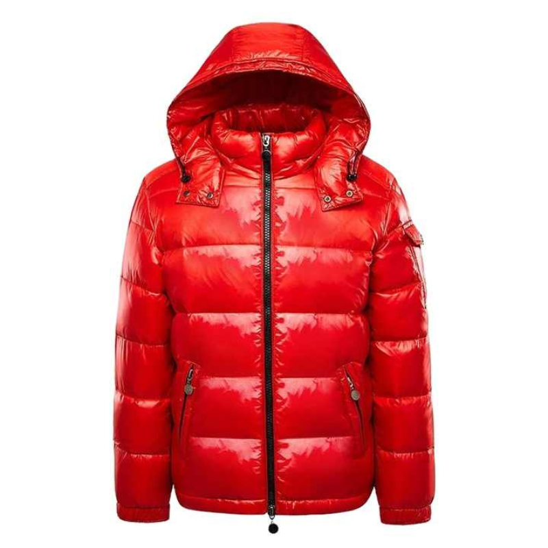 Herren Pufferjacke Warm Wasserabweisend Leicht Winterjacke 4