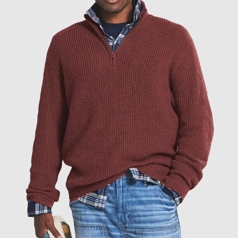 Herren Pullover Warm Langarm Bequem Kuschelig 5