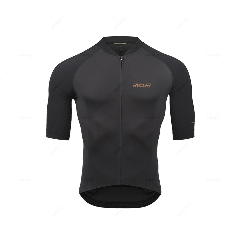 Herren Radsport Trikot Set Langarm Atmungsaktiv Polyester mit 19D Gel-Kissen 8
