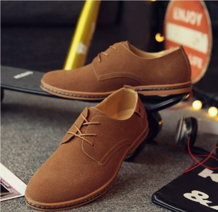 Herren Schnürschuhe Klassisch Bequem Leder 12