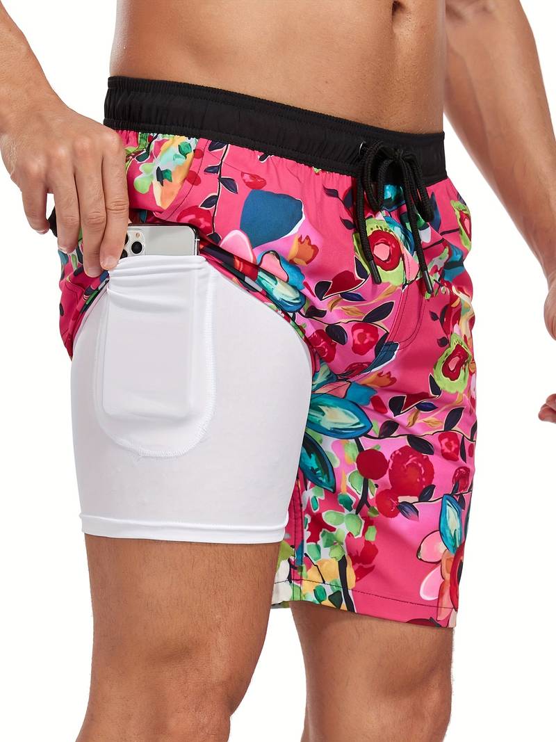 Herren Strandshorts Atmungsaktiv Schnell Trocknend Komfortabel Freizeit 3