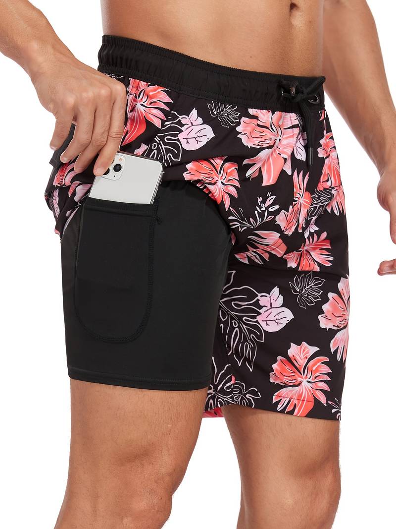 Herren Strandshorts Atmungsaktiv Schnell Trocknend Komfortabel Freizeit 8