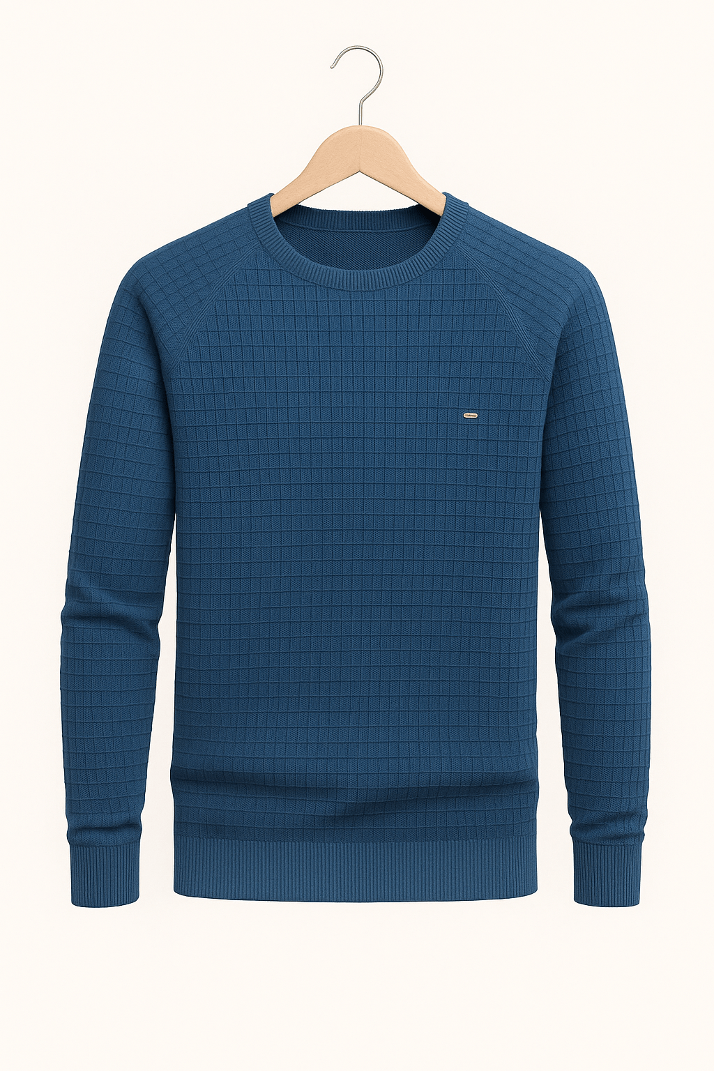 Herren Sweatshirt Lässig Strukturiert Atmungsaktiv 3