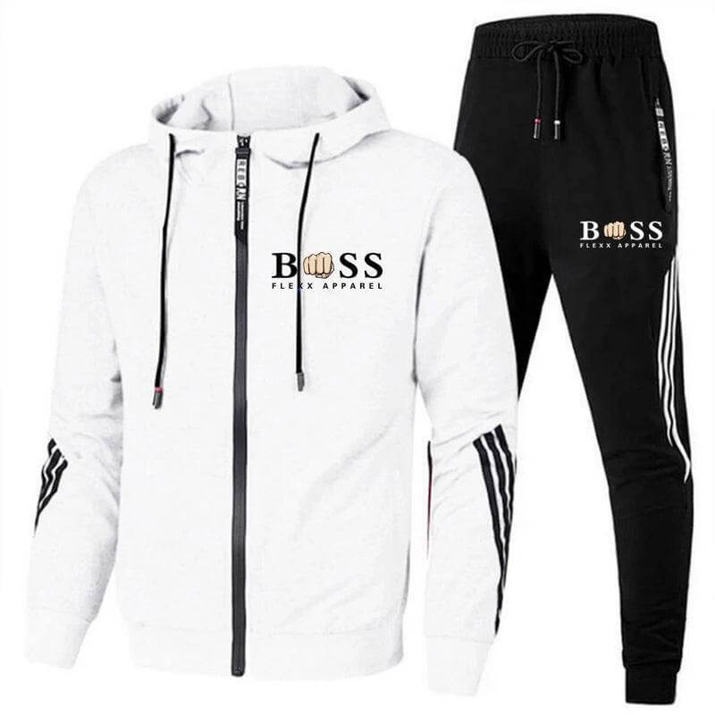 Herren Trainingsanzug Atmungsaktiv 2-teiliges Jogginganzug Set Polyester 1
