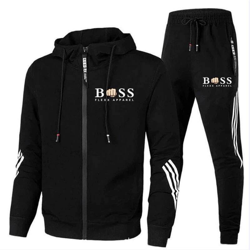 Herren Trainingsanzug Atmungsaktiv 2-teiliges Jogginganzug Set Polyester 8