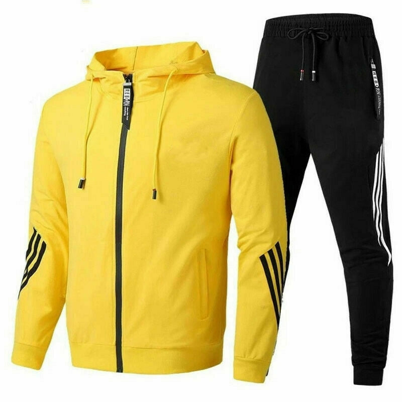 Herren Trainingsanzug Bequem Zweiteilig Aus Hochwertigen Materialien 5