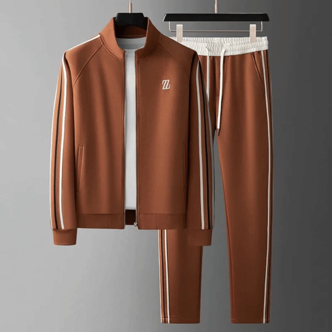 Herren Trainingsanzug Modernes Design Atmungsaktives Material Jogginganzug 1