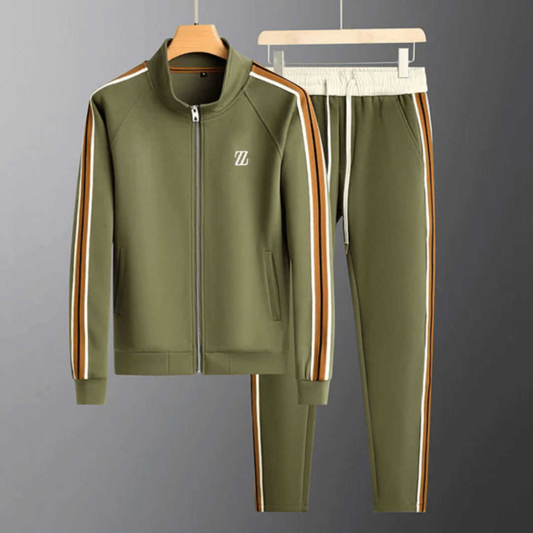 Herren Trainingsanzug Modernes Design Atmungsaktives Material Jogginganzug 4