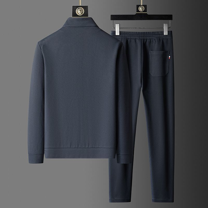 Herren Trainingsanzug Set Modern Lycra Flexibel Atmungsaktiv Sport Freizeit 5