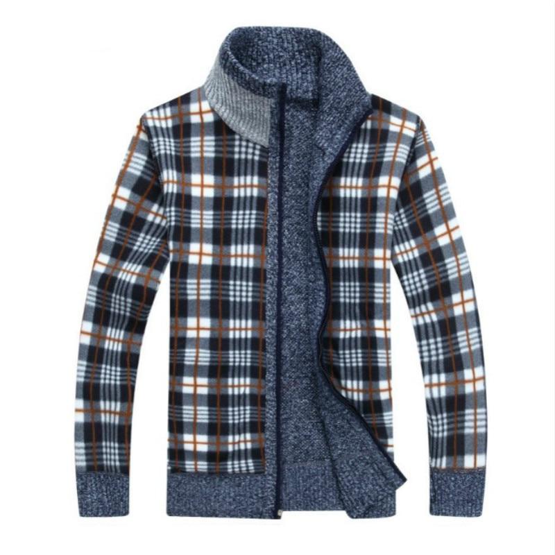 Herren Winddichter Pullover mit Innenfutter Strapazierfähig 4