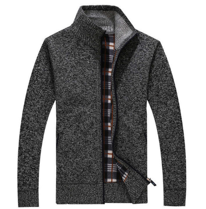 Herren Winddichter Pullover mit Innenfutter Strapazierfähig 9