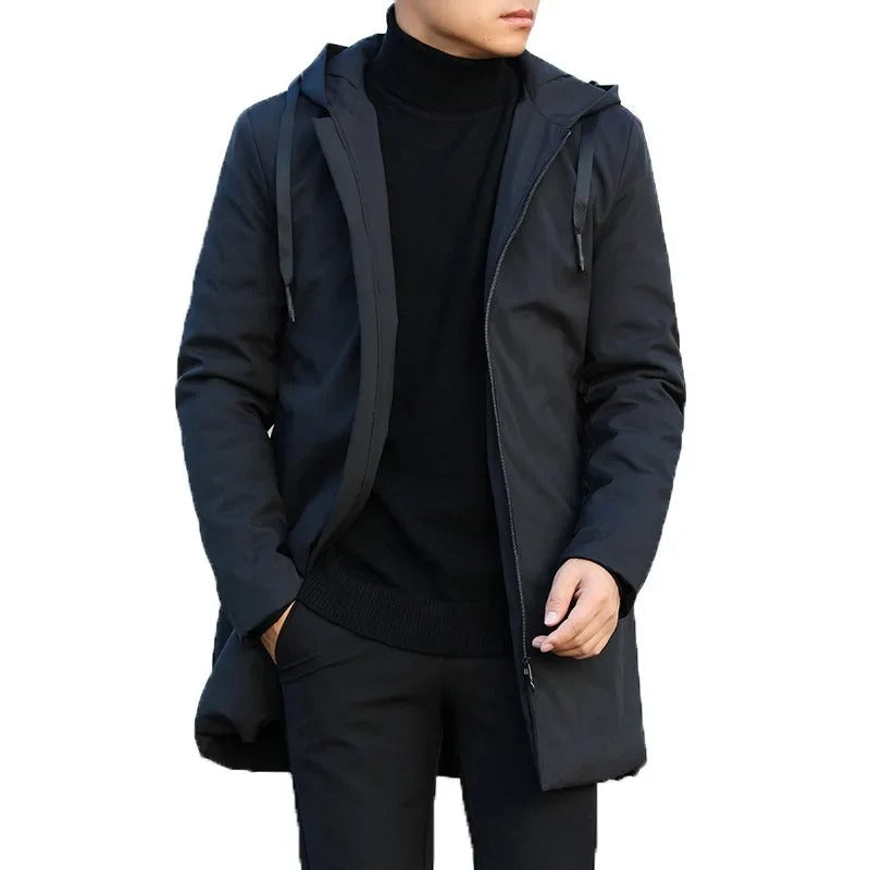 Herren Wintermantel Wasserdicht Warm Praktisches Design 1