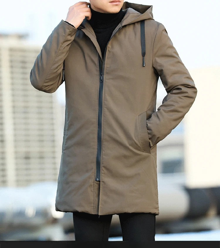 Herren Wintermantel Wasserdicht Warm Praktisches Design 3