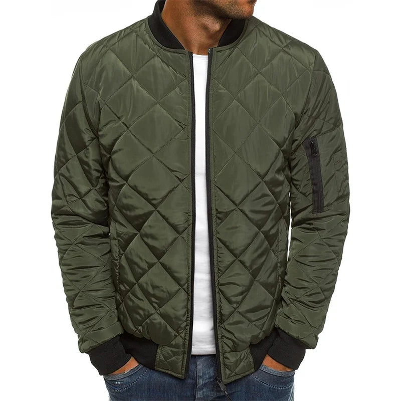 Herrenjacke Baumwolle Atmungsaktiv Klassisches Design für Freizeit und Business 0