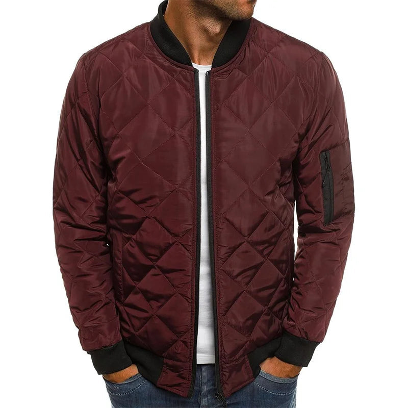 Herrenjacke Baumwolle Atmungsaktiv Klassisches Design für Freizeit und Business 1
