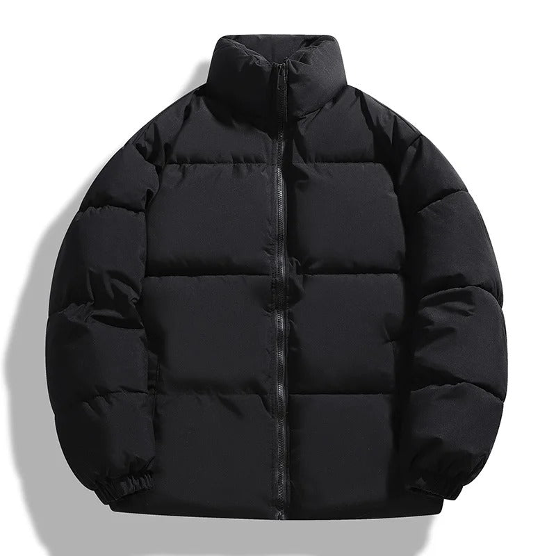 Herrenjacke Puffer Warm Elegant Stehkragen Isolierung 1