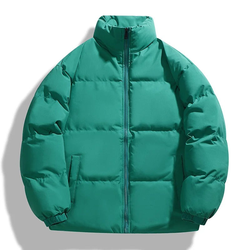 Herrenjacke Puffer Warm Elegant Stehkragen Isolierung 3