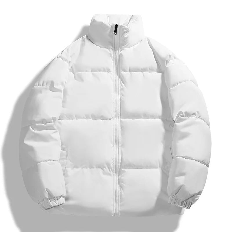 Herrenjacke Puffer Warm Elegant Stehkragen Isolierung 4