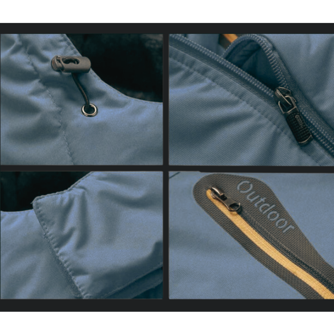 Herrenjacke Winddicht Strapazierfähig Komfortabel Outdoor-Jacke 3