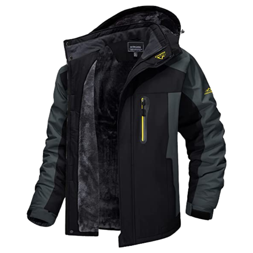 Herrenjacke Winddicht Strapazierfähig Komfortabel Outdoor-Jacke 4