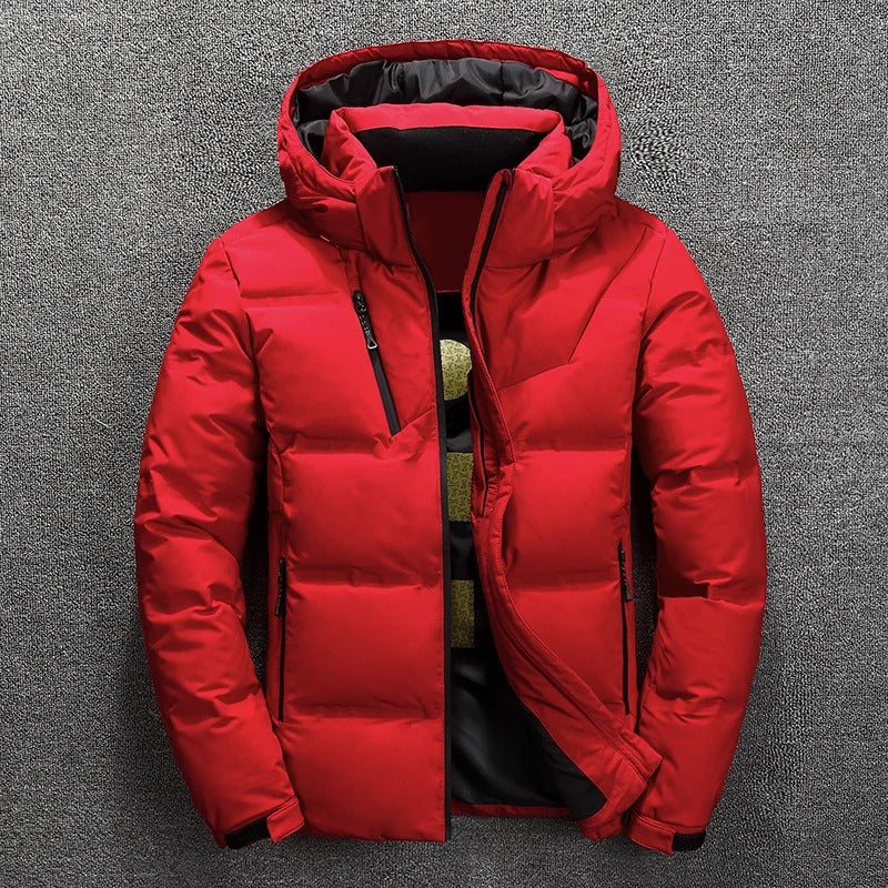 Herrenjacke Winter Daunenjacke Modern Isolierend Leicht 2