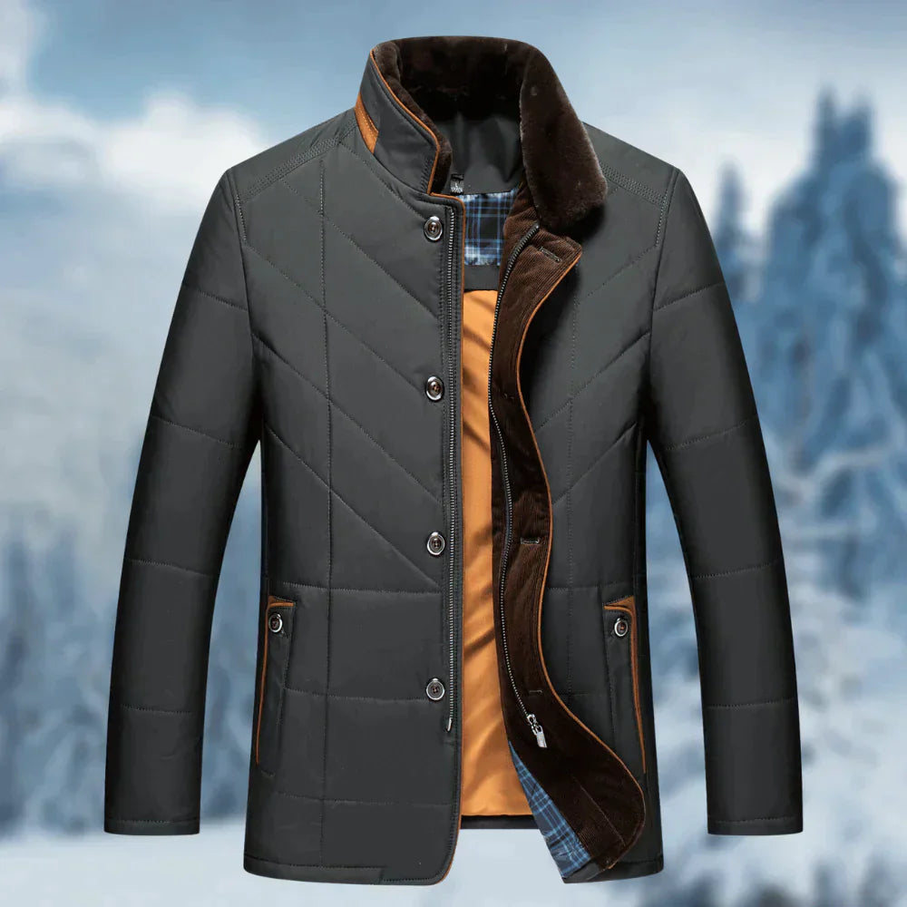 Herrenjacke Winterjacke Modern Wärme Vielseitig Komfortabel 2