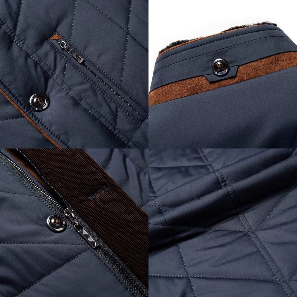 Herrenjacke Winterjacke Modern Wärme Vielseitig Komfortabel 5