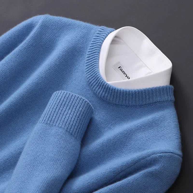 Herrenpullover Elegantes Design Hochwertiger Kaschmir Cashmere Pullover Herren 5