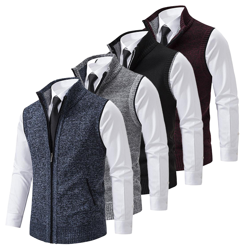 Herrenpullover Fleece Klassisches Design Warm Atmungsaktiv 3