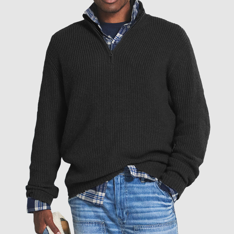 Herrenpullover Stilvoll Warm Merino Wolle Hochwertiges Material 1