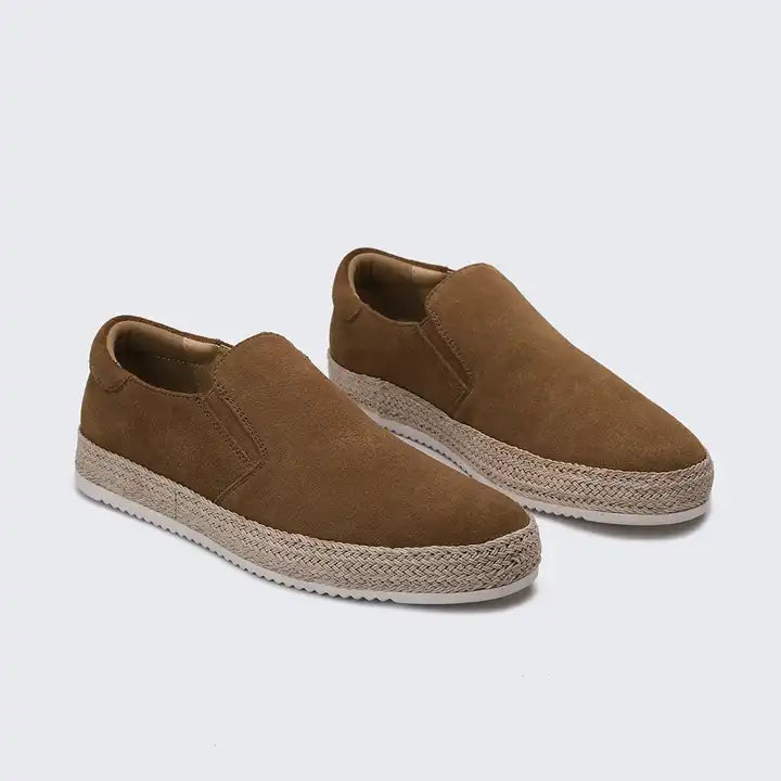 Variant image for Herren Slipper Grau Größe 42 Wildleder – Bequeme Schlupfschuhe für Stil und Komfort-31