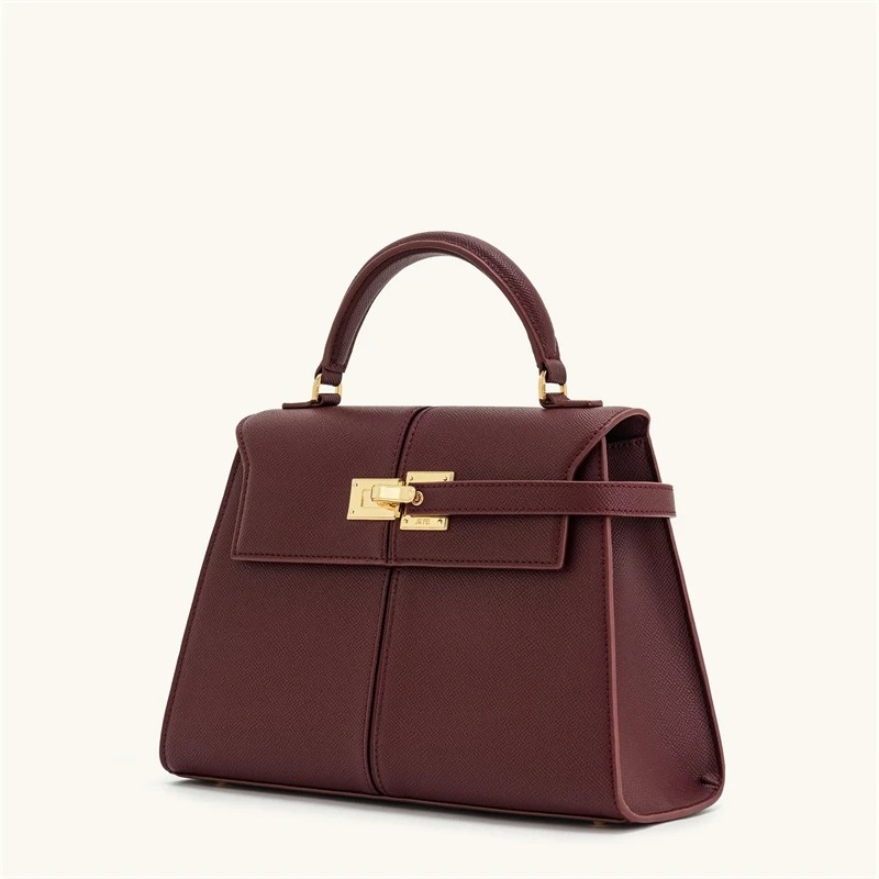 Hochwertige Umhängetasche Damen – Stilvolle Crossbody Bag mit Hoher Kapazität in Bordeaux für Alltag und Ausgehen 1